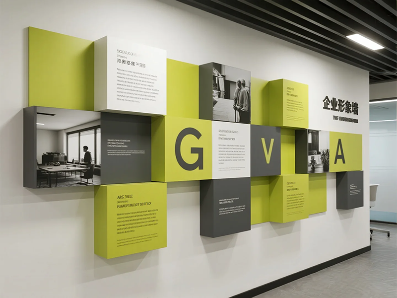 亚克力文化墙，让企业精神清晰可见